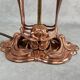 Lampe de table Jugendstil en cuivre
