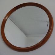 Large teak mirror by Bernhard Pedersen for Viby J. Møbelfabrik, Denmark, 1960s.