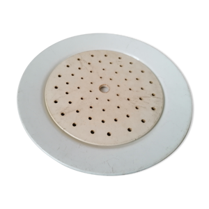 Plat et drainer en faïence petrus