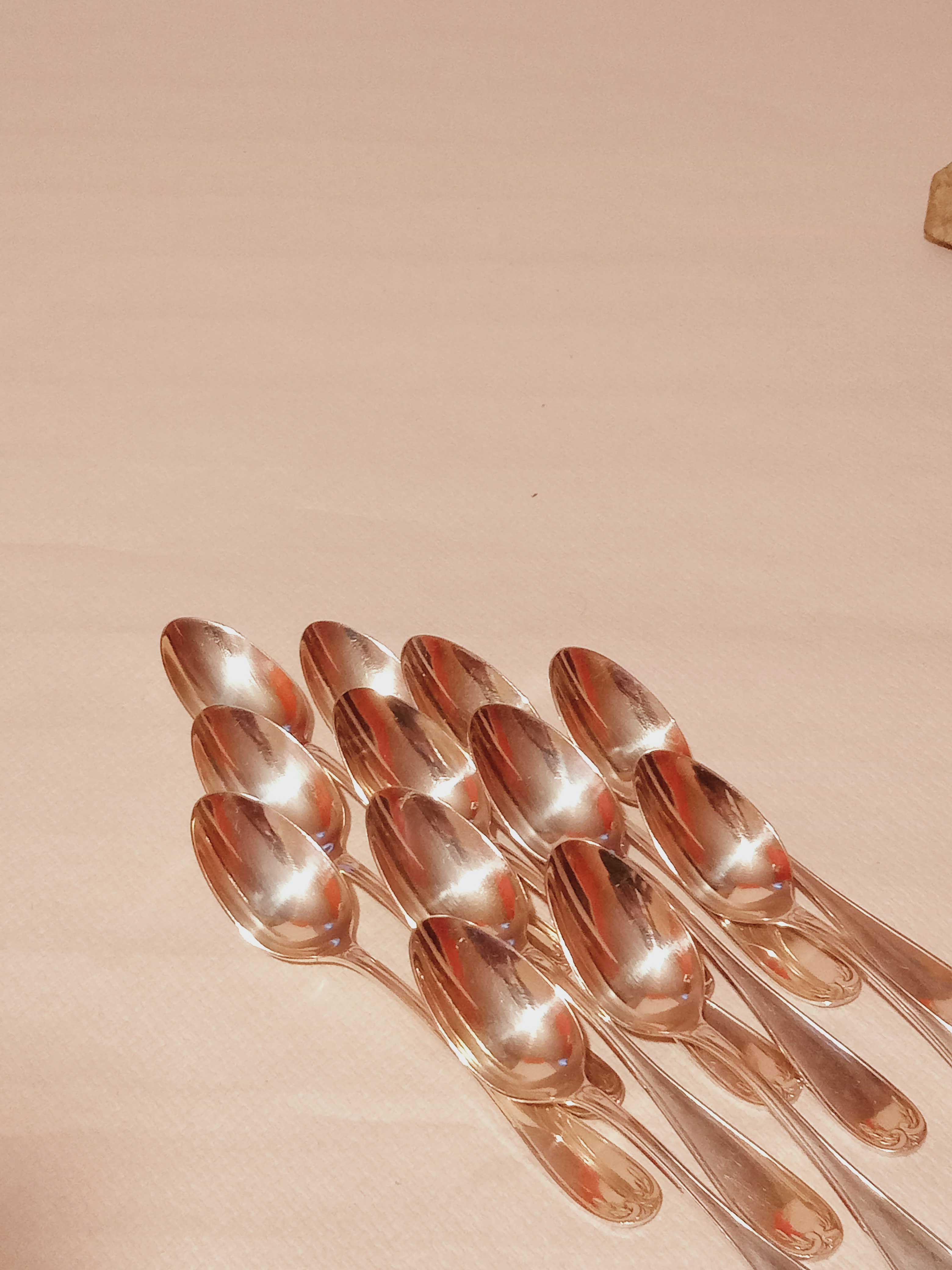 Old dessert spoons