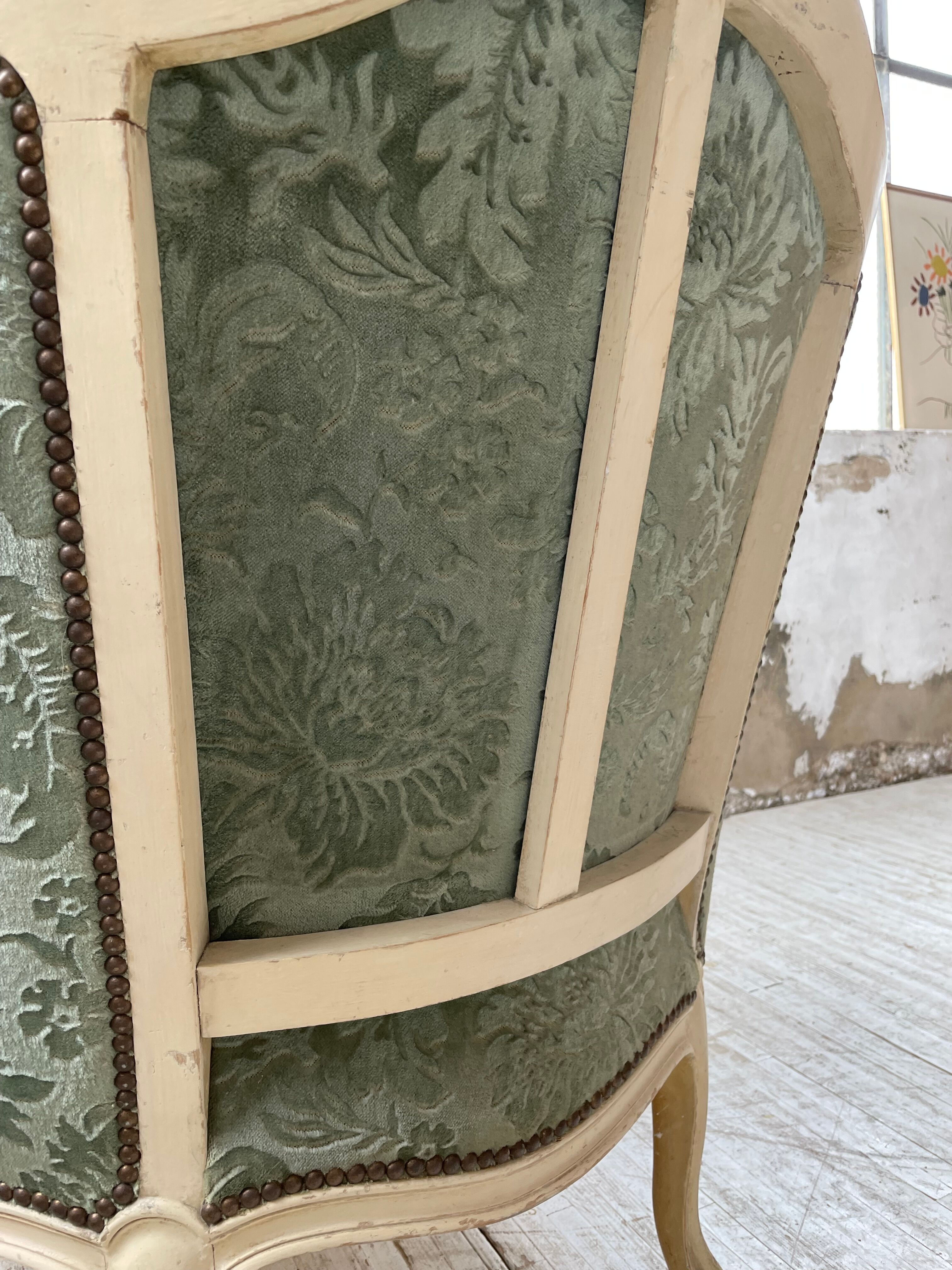 Louis XV shepherdess armchair