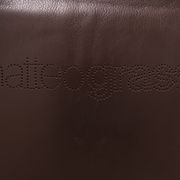 Tito Agnoli for Matteo Grassi leather dining table and six chairs