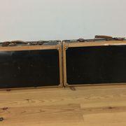 Lot de deux valises, années 50