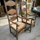 Pair of large, heavy armchairs from the late 19th century