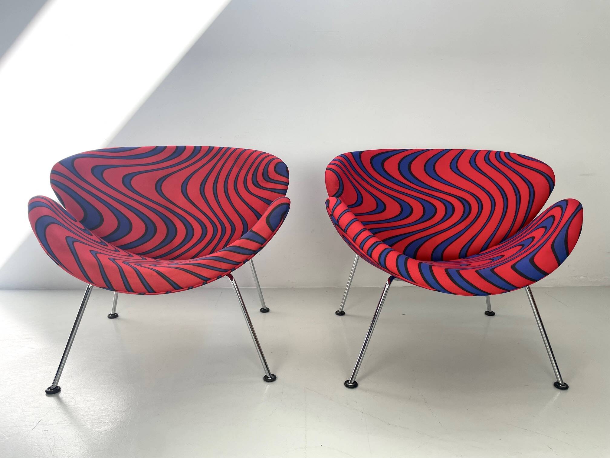 Artifort Orange Slice f437 RARE models by Pierre Paulin