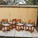 4 chaises Regain en Orme