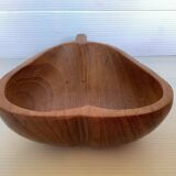 Empty exotic wood pear pocket