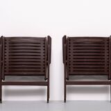 Vintage Rex multiplex folding chairs Niko Kralj, Joegoslavië 1950