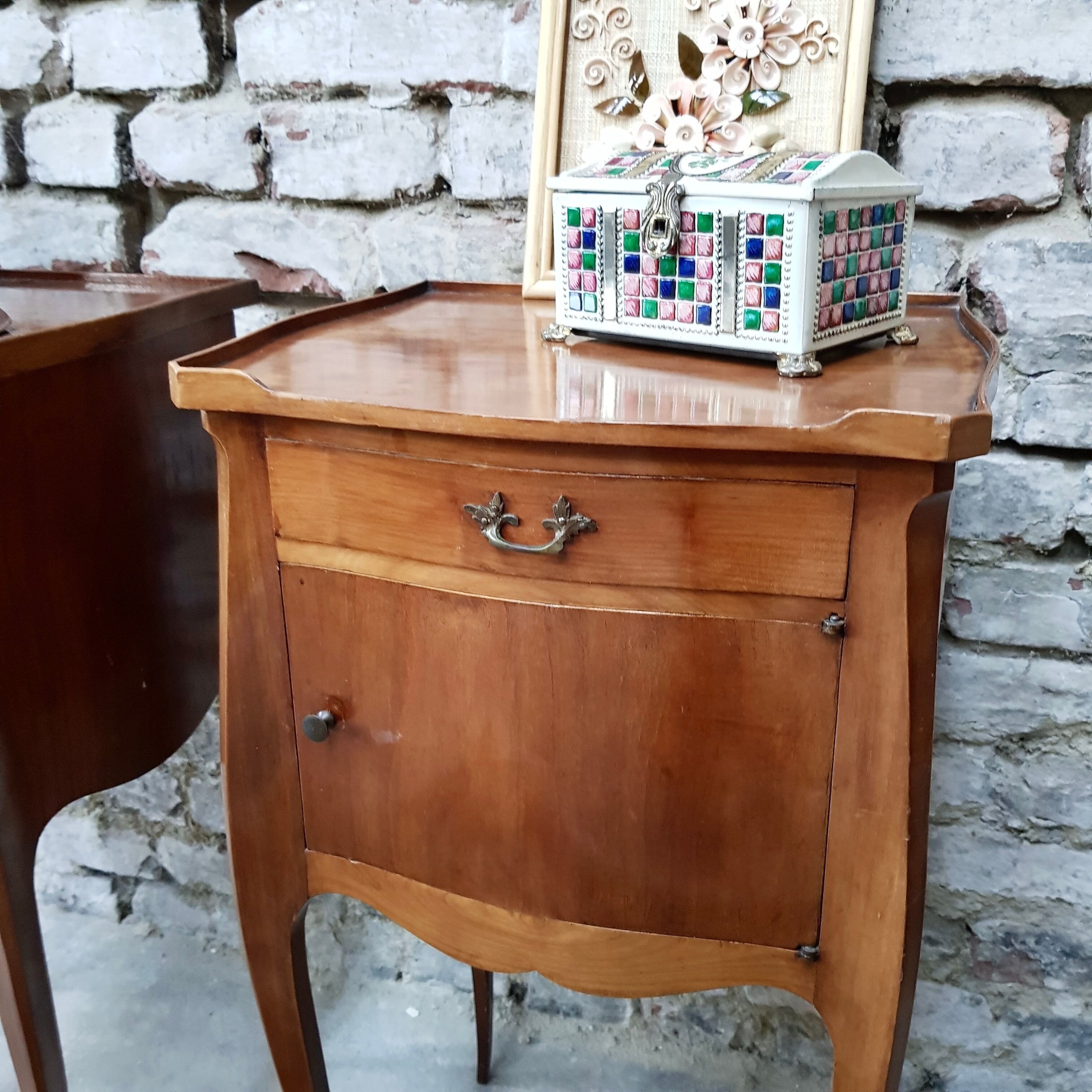 Pair of Louis XV style bedside tables