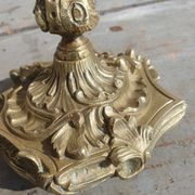 paire bougeoirs bronze