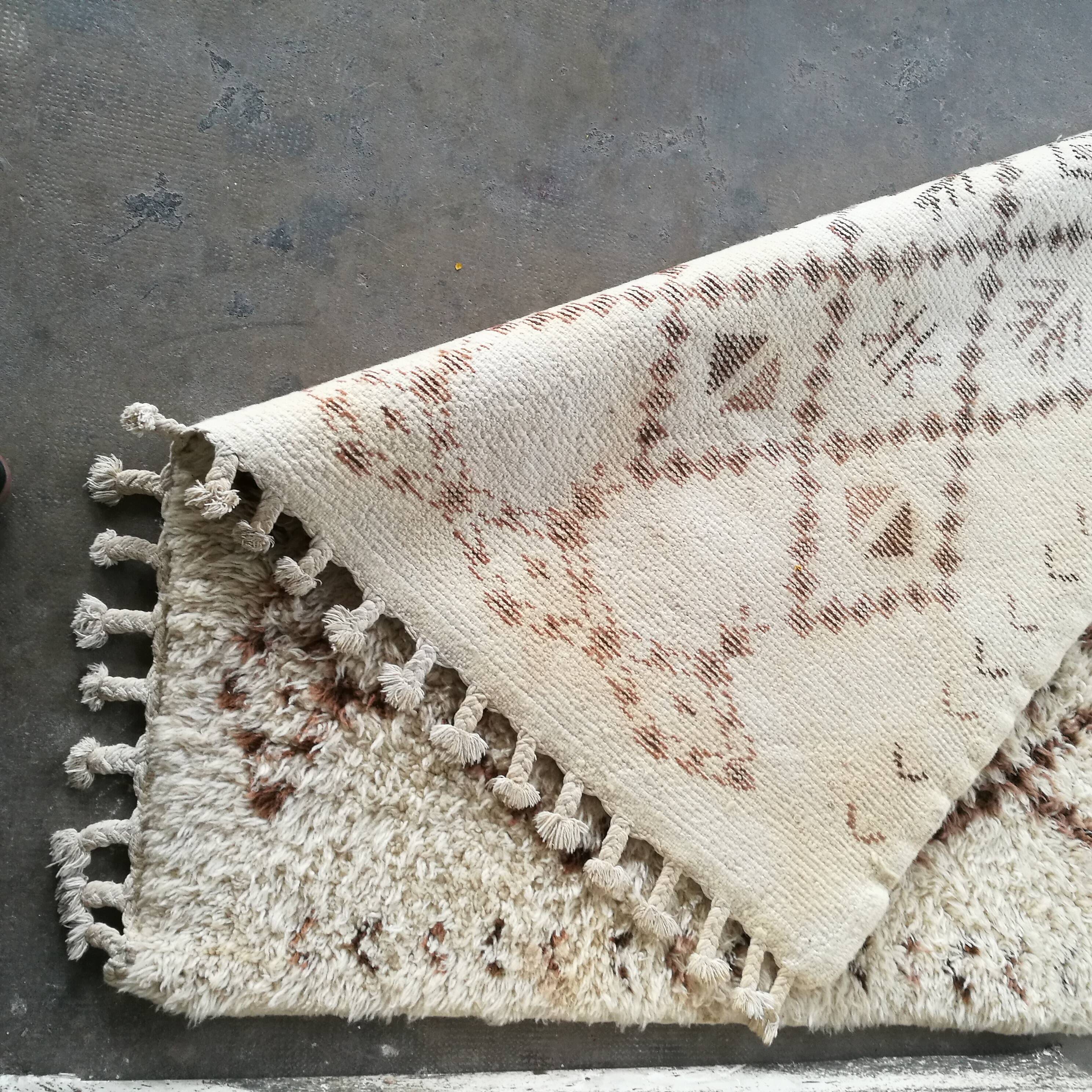 Berber carpet, 200cm x 145cm, diamond pattern, ethnic