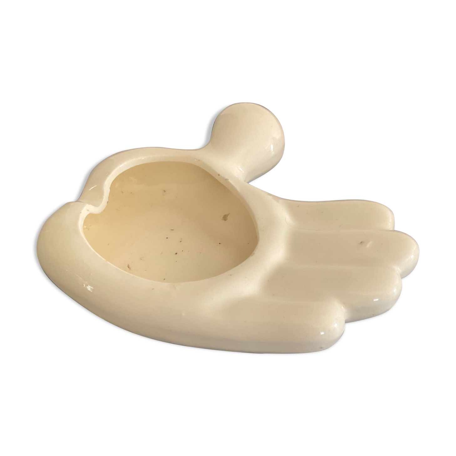 Ceramic hand trinket bowl 70s