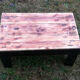 Table-basse industrielle en métal et bois
