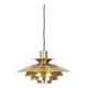 Vintage Danish pendant lamp Verona by Kurt Wiborg, Jeka, 1980s.
