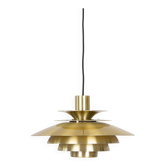 Danish vintage pendant lamp Verona by Kurt Wiborg, Jeka, 1980s