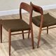 Niels Otto Møller chairs (Model 75) 10 chairs