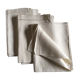 Set 3 towels linen honeycomb Damascus old