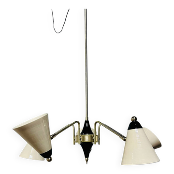 Lampada a sospensione vintage, anni '60