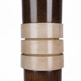 Art-deco mahogany lamppost