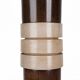 Art-deco mahogany lamppost