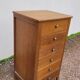 Commode meuble à tiroirs pied compas vintage- 1950s