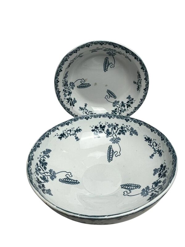 Service 26 pièces Terre de fer Saint Amand Modern Style vers 1920