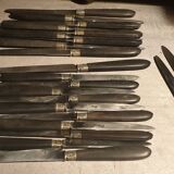 Ensemble de 22 couteaux XIXème