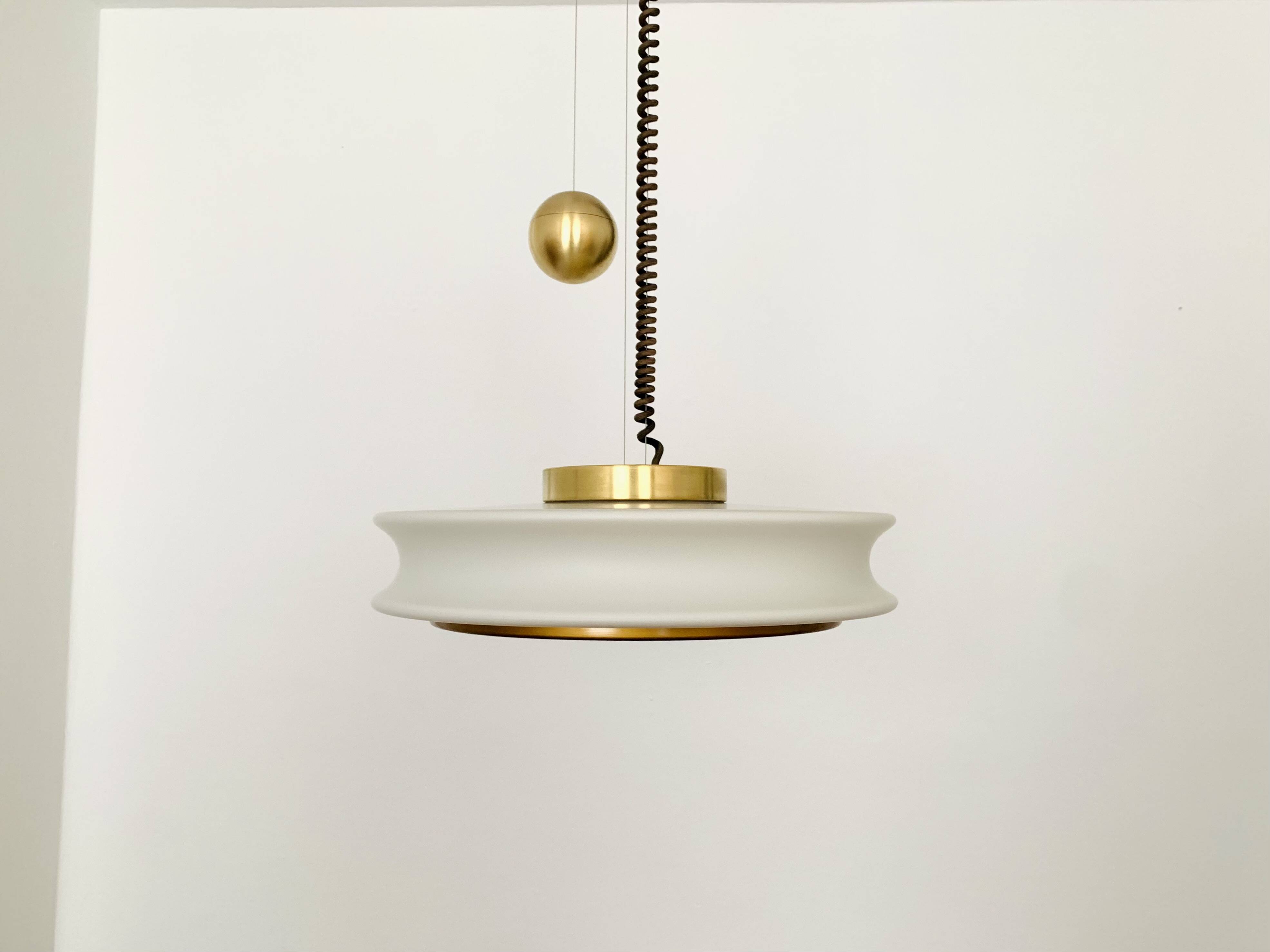 Adjustable Orion Glass Pendant Lamp from Staff