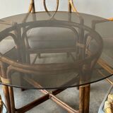 Ensemble table à manger et 4 chaises, 70s