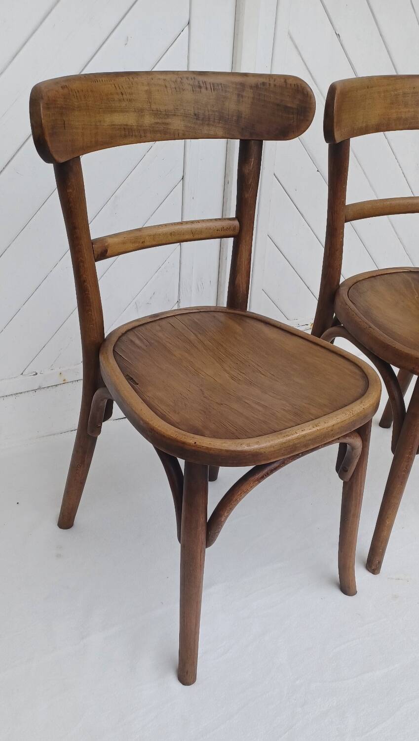 Paire de chaises bistrot Walter Baumann