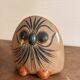 Sculpture Owl Ceramic Polished Tonala Jalisco Mexico Hech