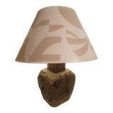 Petrified wood lamp