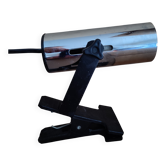 Chrome clamp spotlight from the 80s by Targetti.