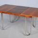 Bauhaus Oak Foling Table by J. Halabala for UP Zavody, Czech, 1930s