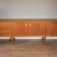 Scandinavian-style teak vintage sideboard by Tom Robertson for McIntosh