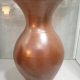Large iridescent stoneware vase