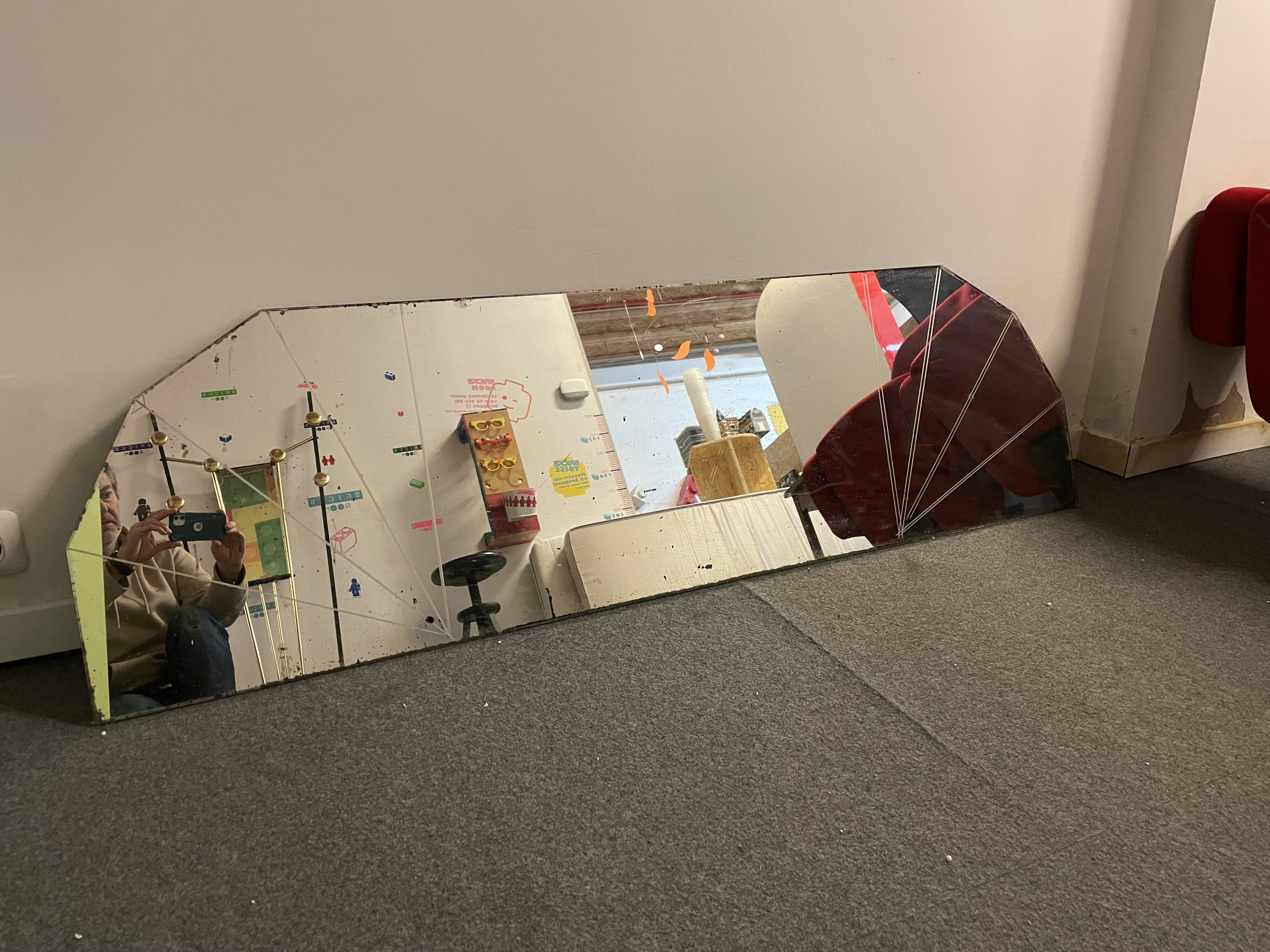 Vintage art deco mirror