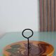 Cheese platter in Vallauris faience, squirrel decoration – 1960s-70s