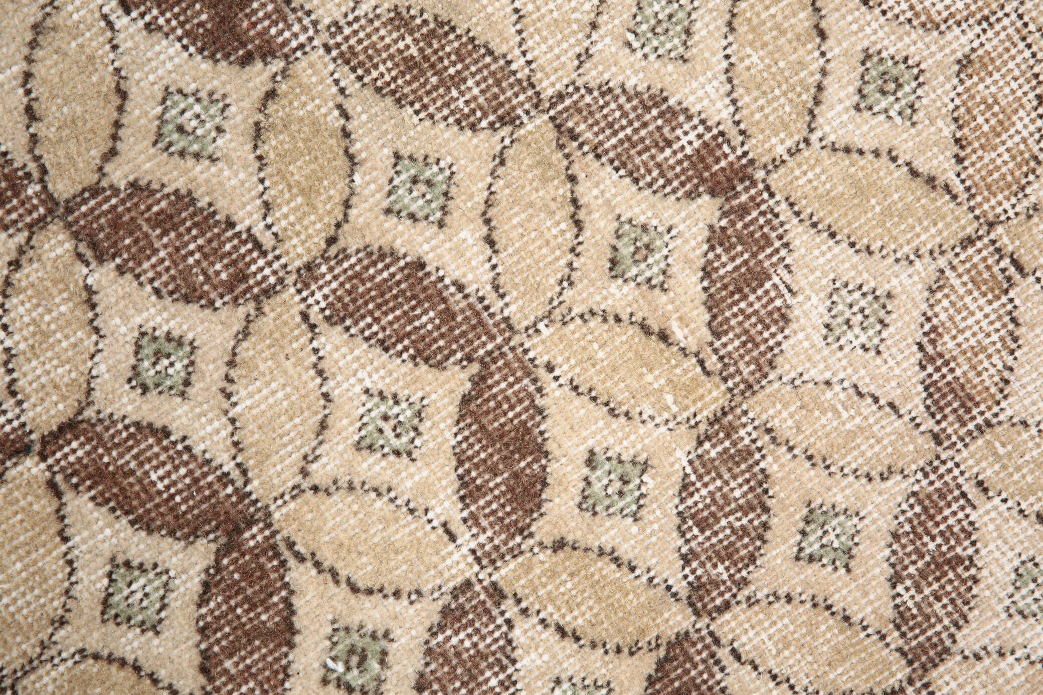 2x9 Soft Pastel Beige Turkish Runner Rug, 54x276Cm FREE SHIPPING