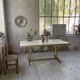 Brass table 1970 Italian lacquer