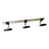 Golden coat rack with 3 hooks Evenlux 1970
