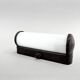 Bakelite and Milk Glass Wall Lamp, Czechoslovakia, 1950's