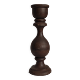 Wooden candle holder