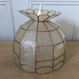 Lustre en nacre et laiton