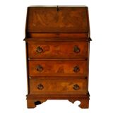20th century walnut sloping secretary