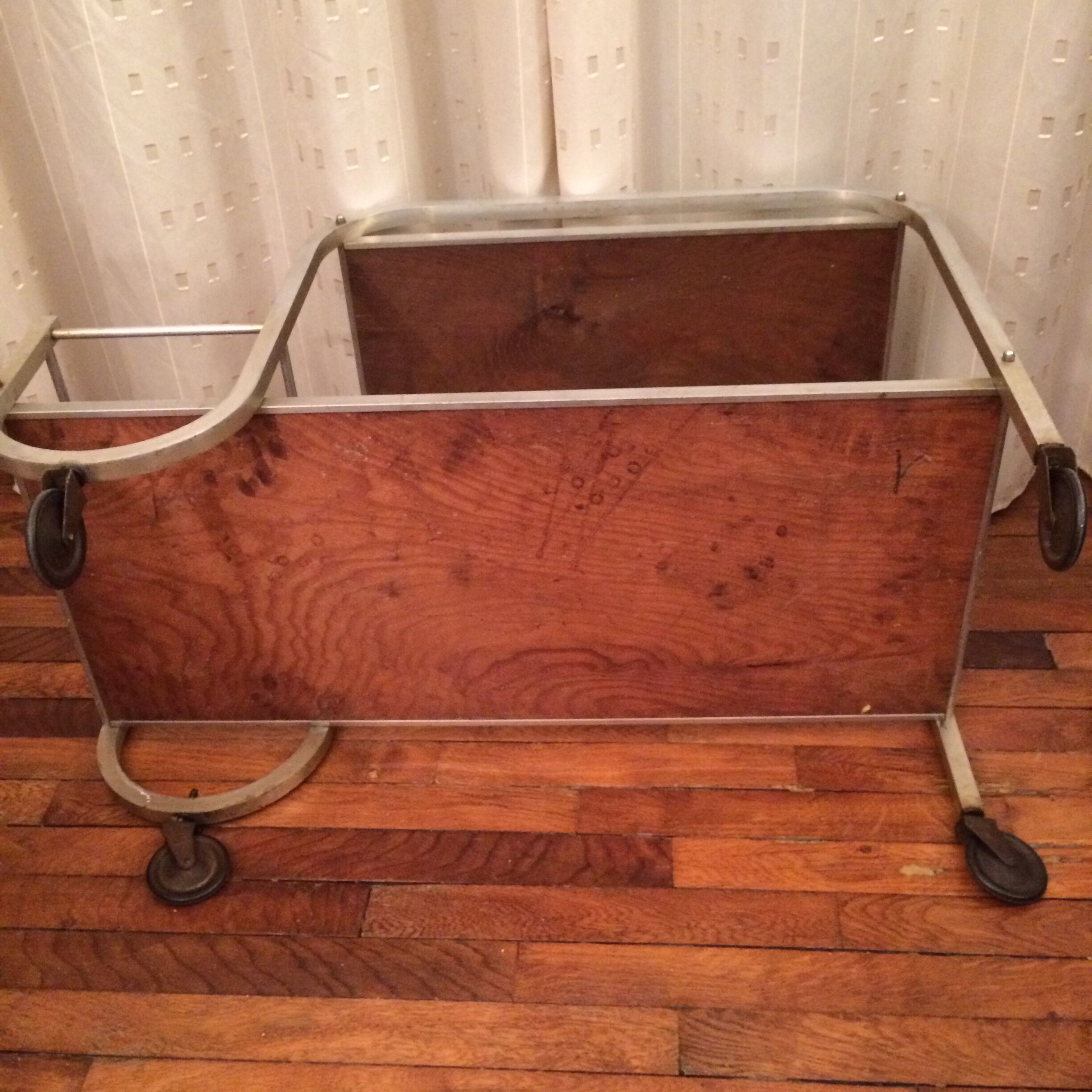 Art Deco wheeled trolley