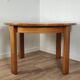 Table ronde extensible en orme