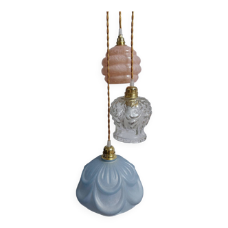 Suspension triple romantique vintage