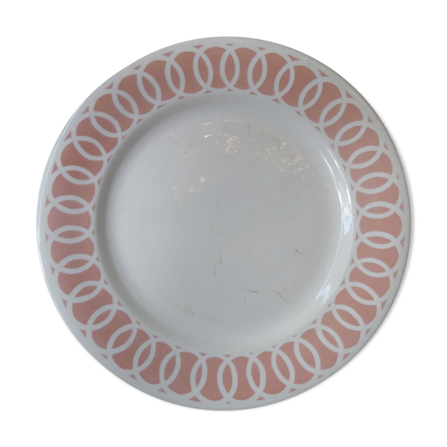 Salins earthenware presentation plate