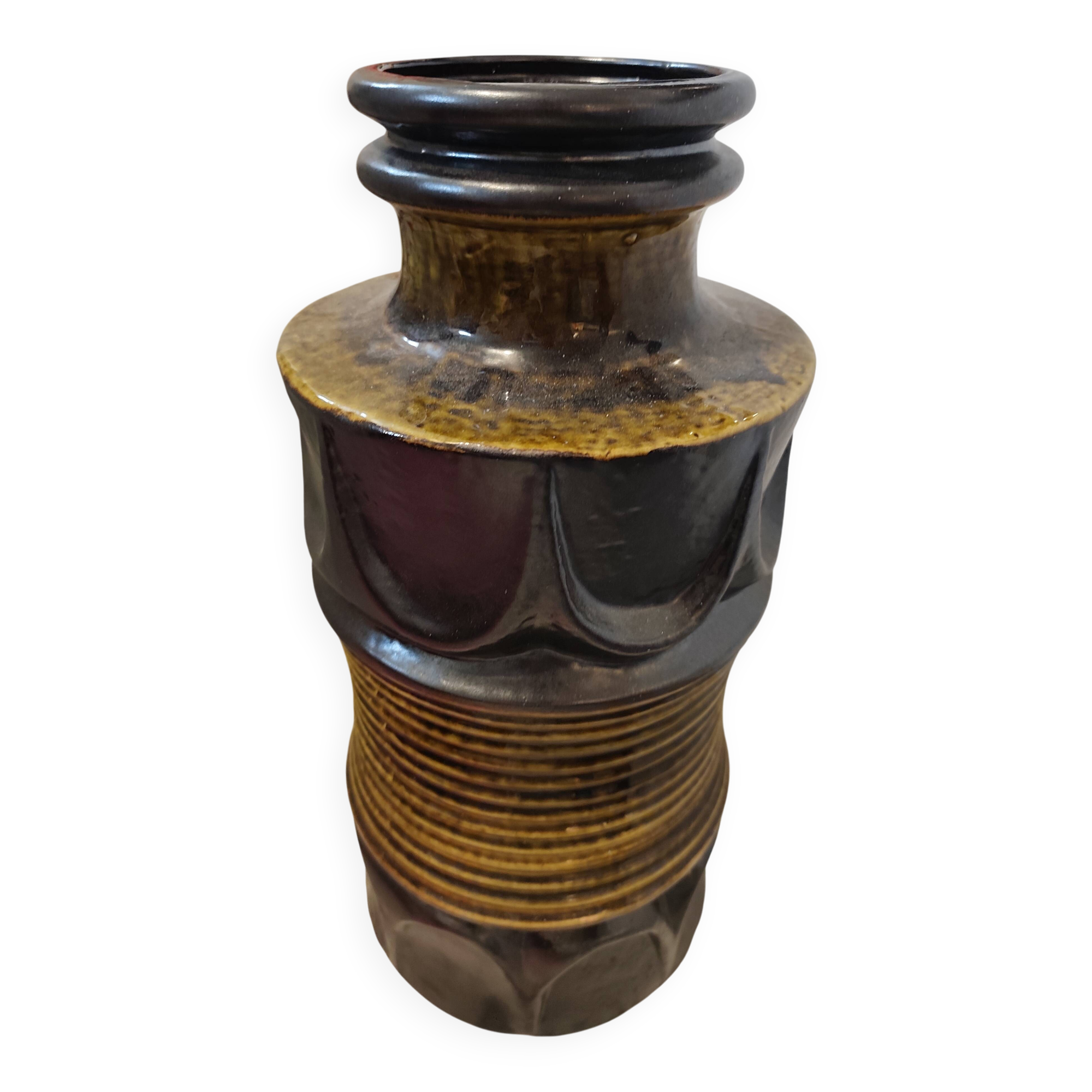 Large vintage vase Bay Keramik W. Germany, model 379-50, 60s/70s, Fat